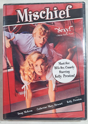 #ad Mischief 1985 DVD Kelly Preston Doug McKeon Catherine Stewart Anchor Bay OOP NEW $30.76