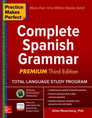 #ad Practice Makes Perfect: Complete Spanish Grammar Premium ACCEPTABLE $7.39