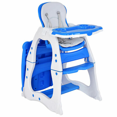 #ad 3 in 1 Baby High Chair Convertible Play Table Seat Booster Toddler Feeding Tray $139.99