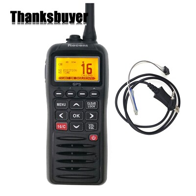 #ad RS 38M USB 5W VHF Marine Radio GPS Walkie Talkie Float Transceiver w Cable $140.12
