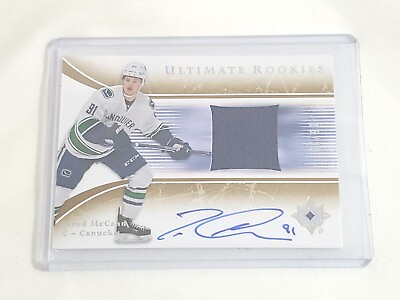 #ad 2015 Ultimate Collection Spectrum Silver Jersey 99 Jared McCann Rookie Auto RC $19.95