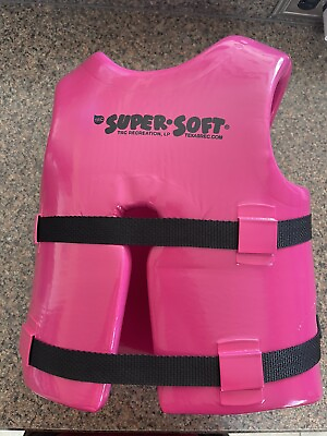 #ad TRC Recreation Super Soft Youth Medium Pink Life Jacket Used $55.00