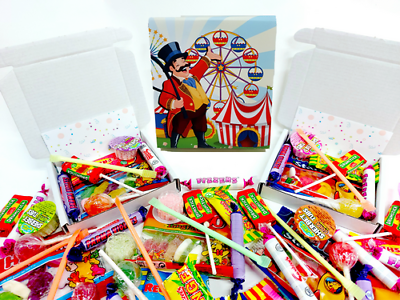 #ad Prefilled Circus Carnival Sweet Box 65g Unisex Boys Girls Party Cone Alternative GBP 2.00