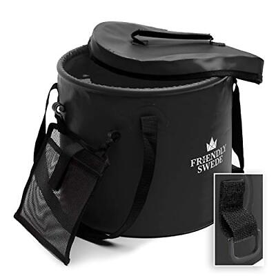 #ad Collapsible Bucket with Lid Folding Bucket for Camping Travel amp; Gardening Por... $34.02
