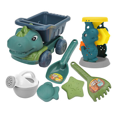 #ad 1 Set 6pcs 7pcs Beach Toys Cartoon Parent child Interaction Dinosaur Auto Sand C $21.50