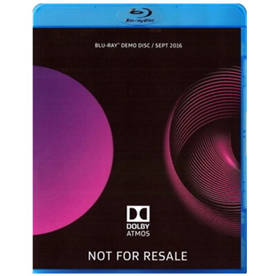 #ad Dolby Atmos Blu Ray Demo Disc Sep 2016 :1 Disc All Region Blu ray BD $14.99