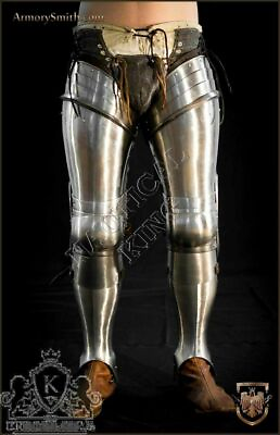 #ad medieval leg Halloween guard armor medieval costume set steel spartan arm gift $189.00