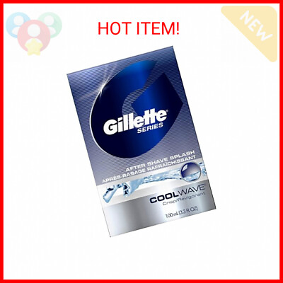#ad Gillette Series Cool Wave After Shave Aftershave for Men 3.3 oz $8.10