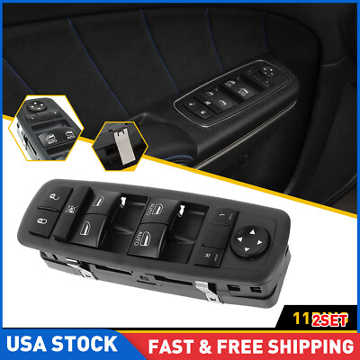 #ad 2x Master Power Window Switch For 2015 2016 2017 2018 Chrysler 300 Dodge Charger $39.58