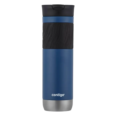 #ad Contigo Byron 2.0 Stainless Steel Travel Mug with SNAPSEAL Lid and grip Blue 24 $15.50