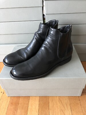 #ad Officine Creative Mens COORDA Boots Zipper Black Leather New Size 40.5 $650 $305.00