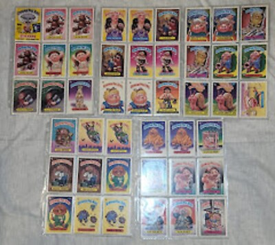 #ad Garbage Pail Kids Cards Set Series 4 AND 4 RARE VARIANTS $100.00