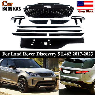 #ad FOR LAND ROVER DISCOVERY 5 L462 2017 DYNAMIC STYLE FRONT GRILLE SIDE FENDER KIT $341.99