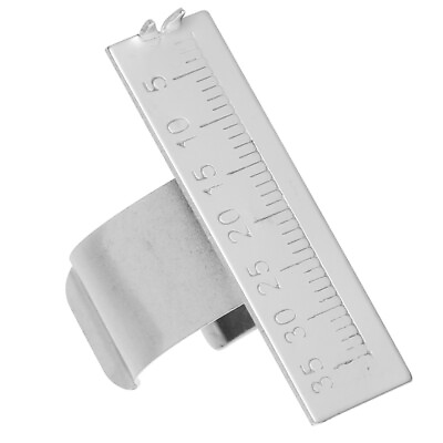 #ad Measuring Ring File Finger Ruler Stainless Steel Dentist Tool $7.69