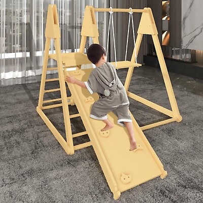 #ad Toddler Climbing Toys Indoor Kids Indoor Playground Wooden Toys Montessori ... $331.29