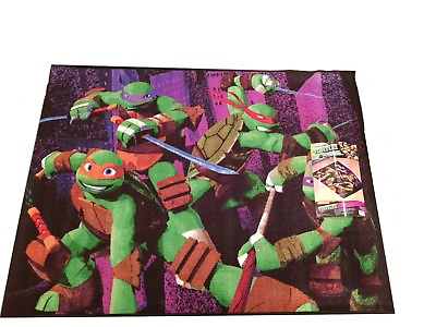 #ad Nickelodeon Teenage Mutant Ninja Turtles Decorative Rug Kids Floor Mat 39quot; x 54quot; $43.19