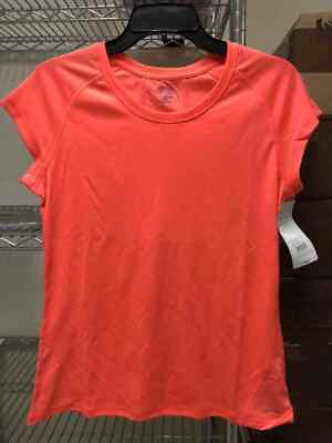 Champion Dry Women Athletic Fluorescent T Shirt M $13.99