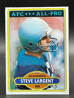 #ad 1980 Topps 450 Steve Largent HOF $8.95