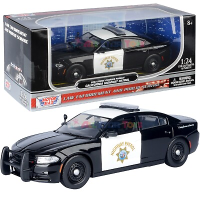 #ad MOTORMAX 2023 DODGE CHARGER CHP California Highway Patrol Police Car Model 76807 $19.99