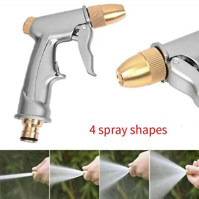 #ad High Pressure Water Spray Gun Metal Brass Nozzle Wash Hose Pipe Car Garden Lawn $10.27