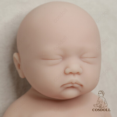 #ad COSDOLL 17.7quot;Platinum Silicone Reborn Baby Doll Sleeping BabyDoll Unpainted Doll $99.99