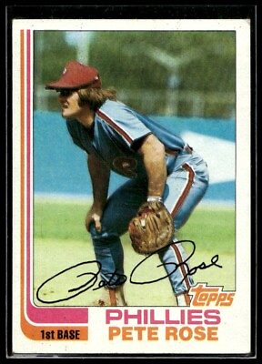 #ad 1982 Topps Pete Rose #780 Philadelphia Phillies $3.85