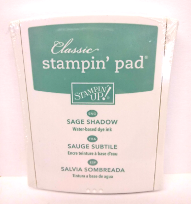 #ad RARE NEW SEALED Stampin` Up CLASSIC INK PAD SAGE SHADOW 60 130 $17.96