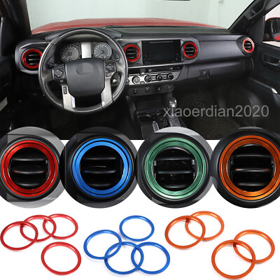 #ad Accessories Alloy Interior A C Outlet Ring Trim Fit For Toyota Tacoma 2016 2022 $15.99