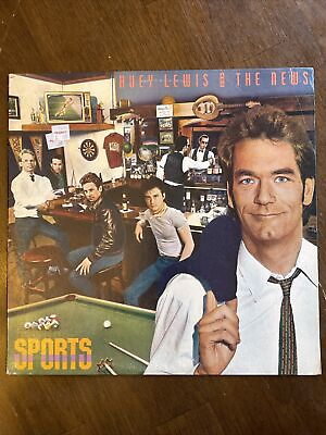 #ad Vinyl Record 12quot; LP Record Huey Lewis amp; The News Sports 1983 Heart and Soul $14.50