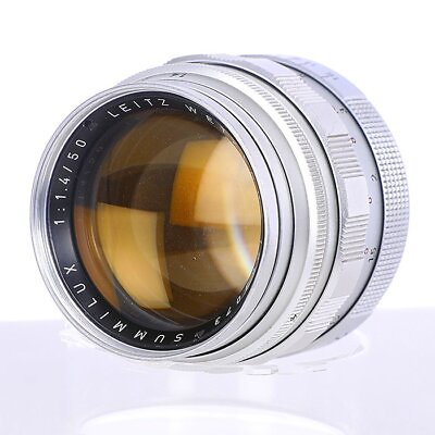 #ad Leica Summilux M50 1.4 1St Late Silver Lens Rangefinder 　 C $3492.19