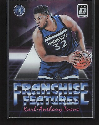 #ad 2018 19 Donruss Optic Franchise Features Karl Anthony Towns #18 Minnesota $1.55