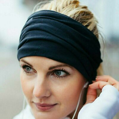 #ad Women Lady Wide Sports Yoga Headband Stretch Hairband Elastic Hair Band Turban* $2.54