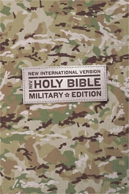 #ad Niv Holy Bible Military Edition Compact Paperback Military Camo Comfort Pr $9.00