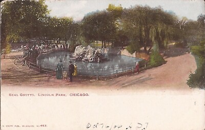 #ad Chicago ILLINOIS Lincoln Park Seal Grotto Long Dresses amp; Hats 1904 $8.50