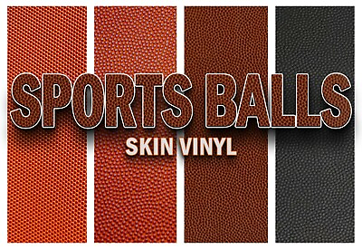 #ad Vinyl Basketball Football Fake Leather Upholstery Fabric Sold By The Yard $14.95