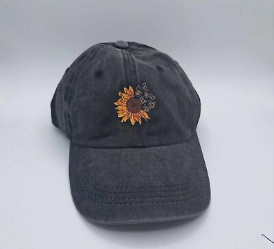 #ad Sunflower Butterflies Women#x27;s Baseball Hat Cap $19.99