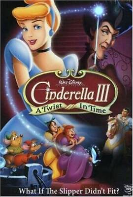 #ad Cinderella III A Twist in Time DVD VERY GOOD $3.77
