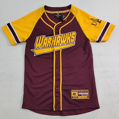 #ad ULM Louisiana Warhawks Youth Kids Stitched Baseball Jersey Sz Small 8 10 EUC $40.45