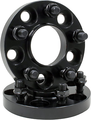 #ad 2 Pc Hub Centric Wheel Spacers 5 on 4.50 114.3Mm 20Mm Thick 1 2quot; Thread Stud 70. $52.99