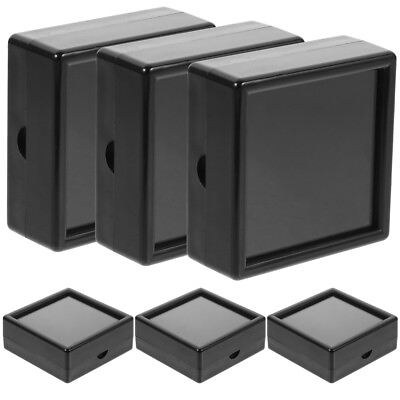 #ad 6PCS Clear Lid Pin Display Box Gemstone Display Case Jewelry Display Box $11.07