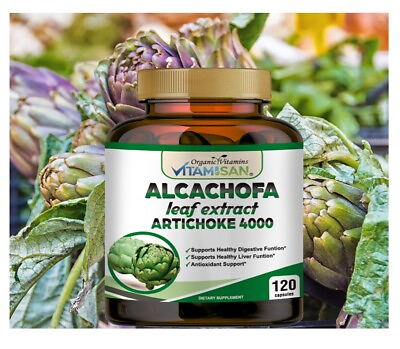 #ad ALCACHOFA Capsulas Artichoke Diet Supplement Vida 100% Original 120 Caps $14.50