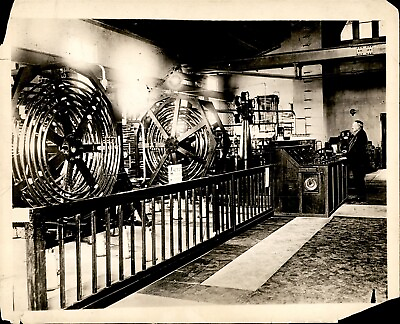 #ad LD263 Original ACME Photo EARLY POWER GENERATING STATION Electricity History $20.00