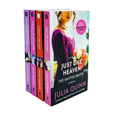 #ad Julia Quinn Smythe Smith Quartet Series 4 Books Collection Set Fiction PB $31.99