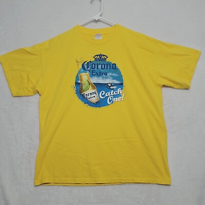 #ad Corona Beer Shirt Men 2XL Tennessee River Short Sleeve Grocery List Corona Style $16.87