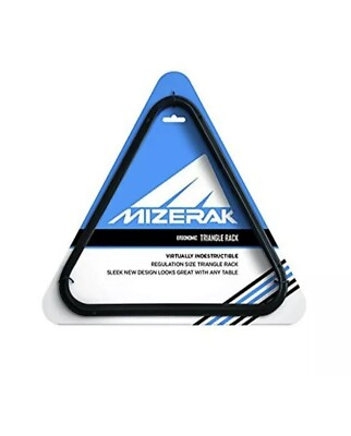 #ad Mizerak Composite Ergonomic Billiards Triangle Rack Pocket Pool INDESTRUCTIBLE $14.89