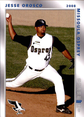 #ad 2008 Missoula Osprey Grandstand #22 Jesse Orosco Poway California Baseball Card $12.99