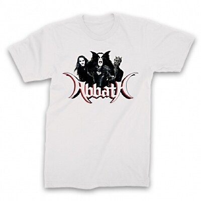 #ad Abbath White Death Metal T Shirt X Large Official NEW $20.99