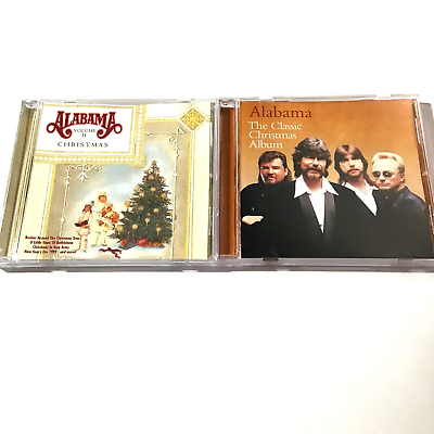 #ad Alabama 2 CD Lot: The Classic Christmas Album Christmas Volume II 2 $9.98