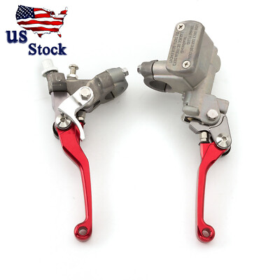 #ad 7 8quot; 22mm Motorcycle Master Cylinder Reservoir Brake Clutch Hydraulic Levers US $48.00
