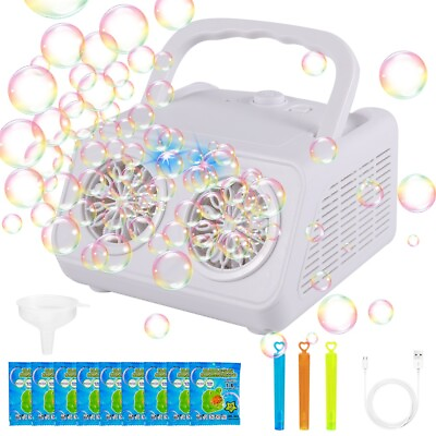 #ad 20000 Bubble Automatic Bubble Machine Maker Blower For Wedding Christmas Party $26.99